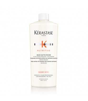 Увлажняющий шампунь Kerastase Nutritive Bain Satin Riche для очень сухих волос, 1000мл