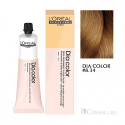 Краска L'Oreal Professionnel DIA Color 8.34