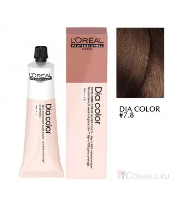 Краска L'Oreal Professionnel DIA Color 7.8