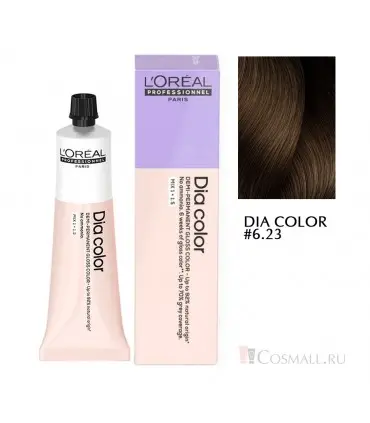 Краска L'Oreal Professionnel DIA Color 6.23