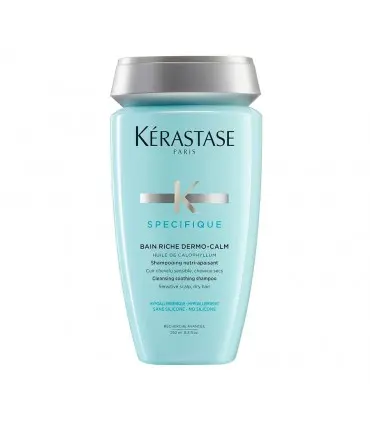 Профессиональный шампунь Kerastase Spécifique Dermo-Calm Riche, 250мл для чувствительной кожи головы и сухих волос