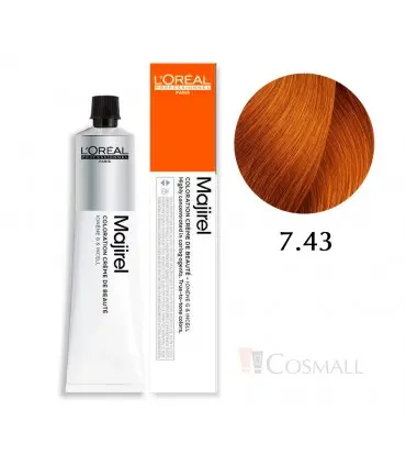 Краска для волос LOreal Professionnel Majirel 7.43