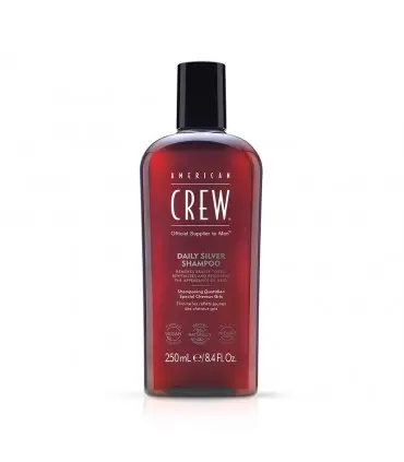 Мужской шампунь American Crew Classic Daily Silver Shampoo для седых или обесцвеченных волос (250мл)