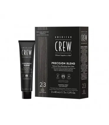 Краска для волос American Crew Precision Blend камуфляж седины, темный натуральный 2-3