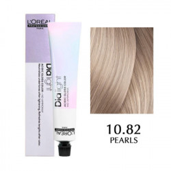 Краска L'Oreal Professionnel Dia Light, цвет 10.82 — светлый молочный коктейль мокка перламутровый