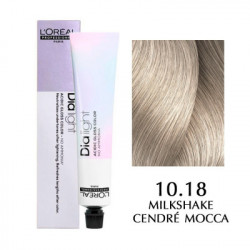 Краска L'Oreal Professionnel Dia Light, цвет 10.18 — светлый молочный коктейль пепельный мокка