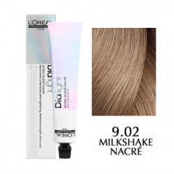 Краска L'Oreal Professionnel Dia Light, цвет 9.02 — молочный коктейль перламутровый