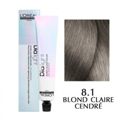 Краска L'Oreal Professionnel Dia Light, цвет 8.1 — светлый блондин пепельный