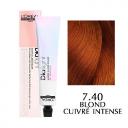 Краска L'Oreal Professionnel Dia Light, цвет 7.40 — глубокий медный блондин