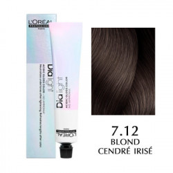Краска L'Oreal Professionnel Dia Light, цвет 7.12 — блондин пепельно-перламутровый
