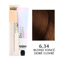 Краска L'Oreal Professionnel Dia Light, цвет 6.34 — темный блондин золотисто-медный