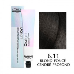 Краска L'Oreal Professionnel Dia Light, цвет 6.11 — темный блондин глубокий пепельный