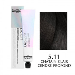 Краска L'Oreal Professionnel Dia Light, цвет 5.11 — Светлый шатен глубокий пепельный