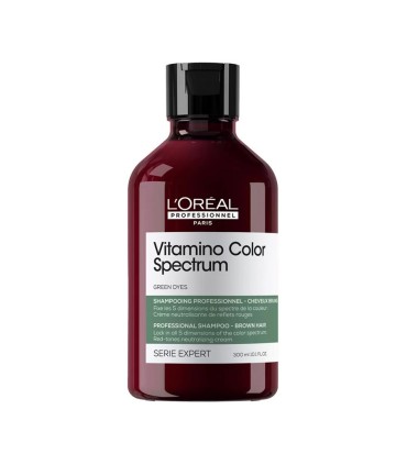 Нейтрализующий шампунь для темных волос L’Oréal Professionnel Vitamino Color Spectrum Green 300мл