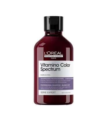 Нейтрализующий шампунь L’Oréal Professionnel Vitamino Color Spectrum Purple с фиолетовым пигментом 300мл