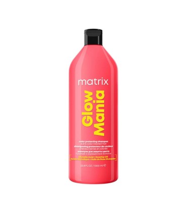 Профессиональный шампунь Matrix TR Glow Mania для блеска окрашенных волос без сульфатов 1000мл