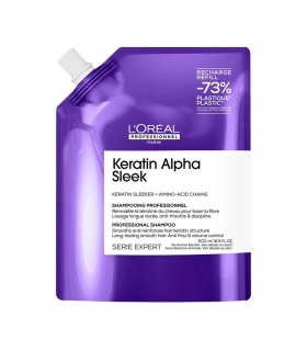 Шампунь L'Oréal Professionnel Keratin Alpha Sleek 1000мл Рефилл