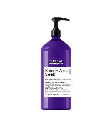 Шампунь для гладкости непослушных волос L'Oréal Professionnel Keratin Alpha Sleek, 1500мл